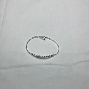 All sliver women earrings, bracelet, and necklace set from Avon #62